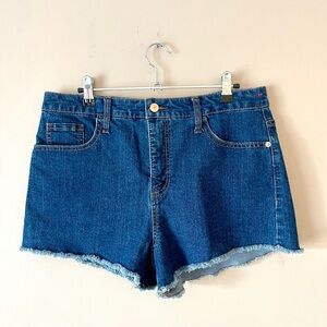 REFUGE | Blue Cut-off Denim Jean Shorts Sz 14